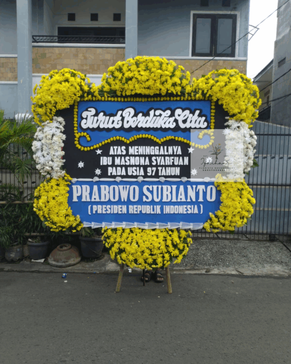 Karangan Bunga Papan Dukacita Full Bunga