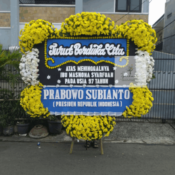 Karangan Bunga Papan Dukacita Full Bunga