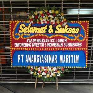 Karangan Bunga Papan Selamat & Sukses